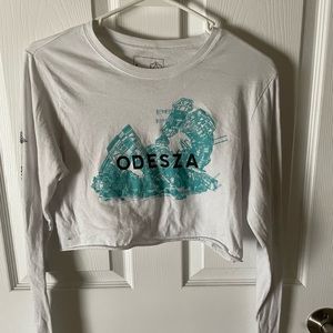 Odesza crop long sleeve t-shirt